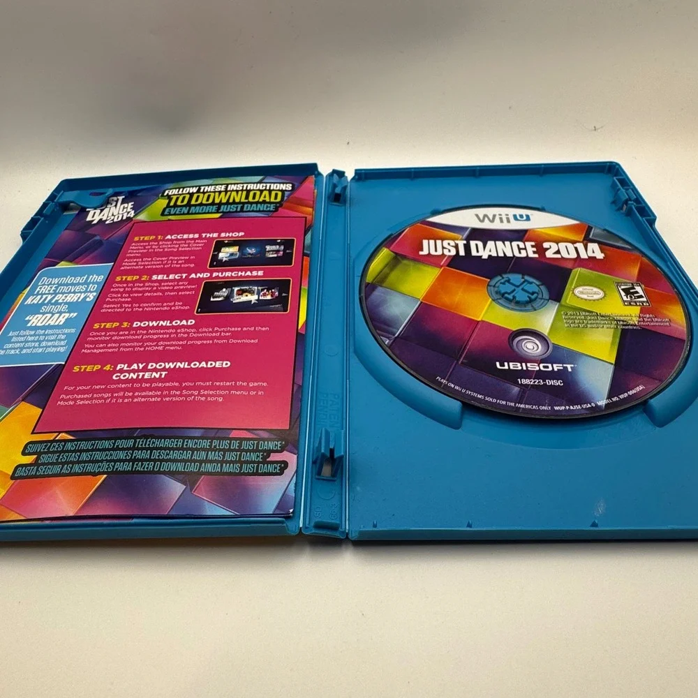 Just Dance 2014 Nintendo Wii U Game Ubisoft WUP P AJSE Music Dance E10+